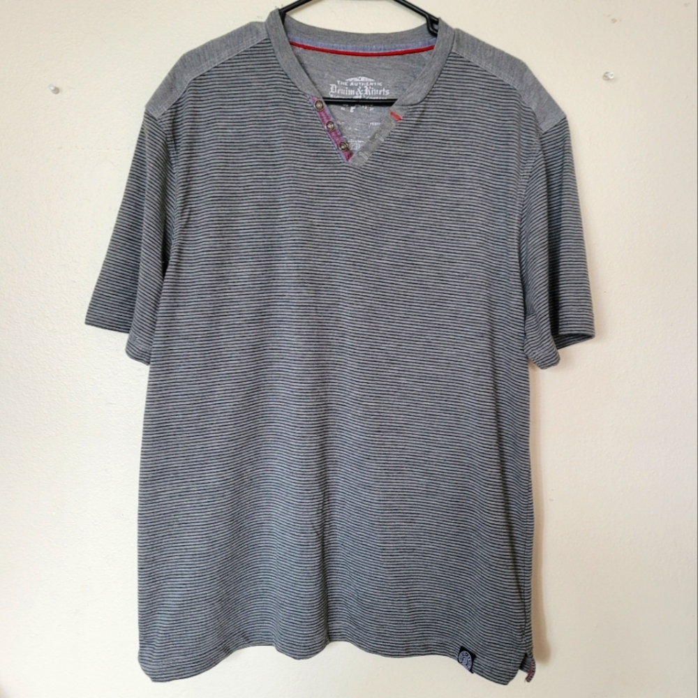 Denim & Rivets Striped Men's Shirt